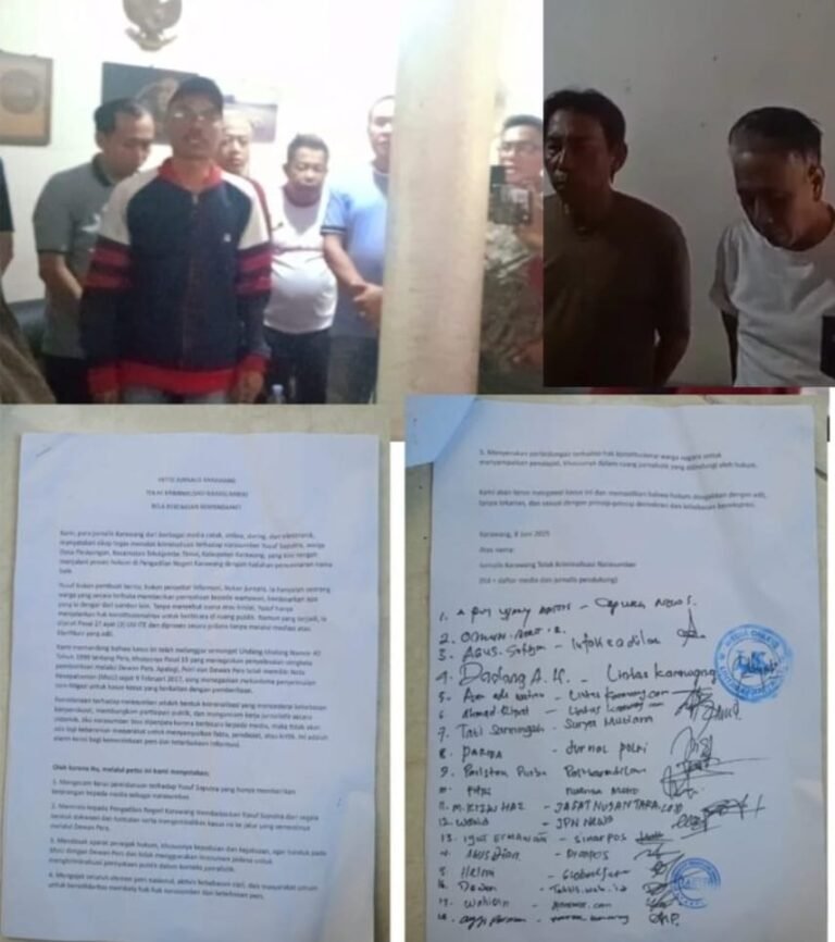 IWOI Nyatakan Sikap: Kriminalisasi Yusuf, Luka Bagi Kebebasan Pers