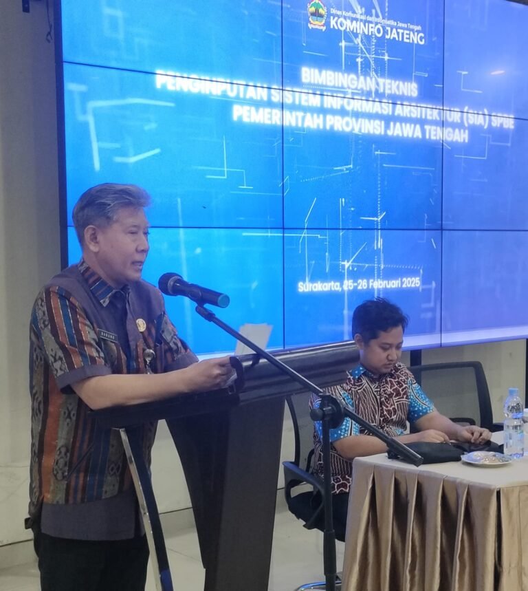 OPD Jateng Diminta Kolaboratif Susun Arsitektur SPBE untuk Efisiensi Layanan Publik
