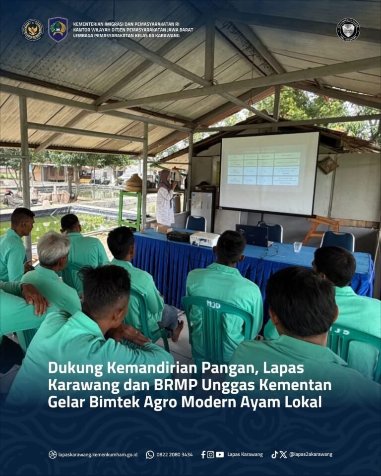 Bimtek Kementan di Lapas Karawang: Dari Limbah Jadi Peluang Ekonomi Produktif