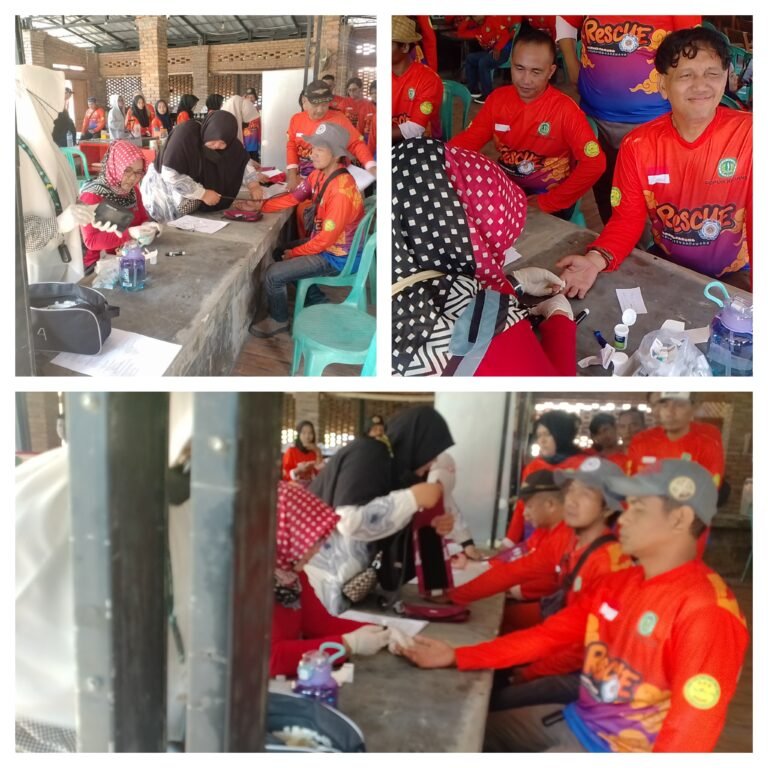 Cek Kesehatan Gratis Warnai Rakerda Rescue Karang Taruna ke-1 di Villa arab,