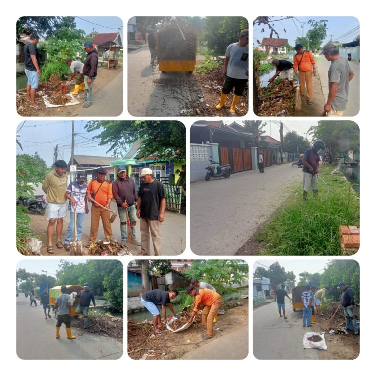 Gotong Royong Jumsih, Pemerintahan Dusun Tegalamba dan Karang Taruna Kompak Gelar Aksi Bersih-Bersih