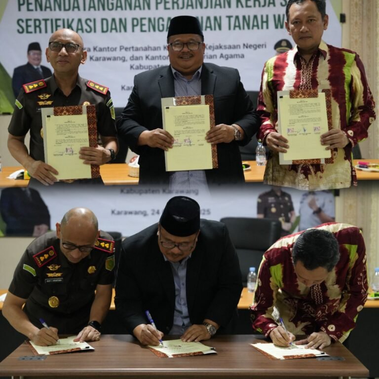 Kolaborasi Kejaksaan, BPN, dan Kemenag Karawang Buka Babak Baru Pengamanan Tanah Wakaf