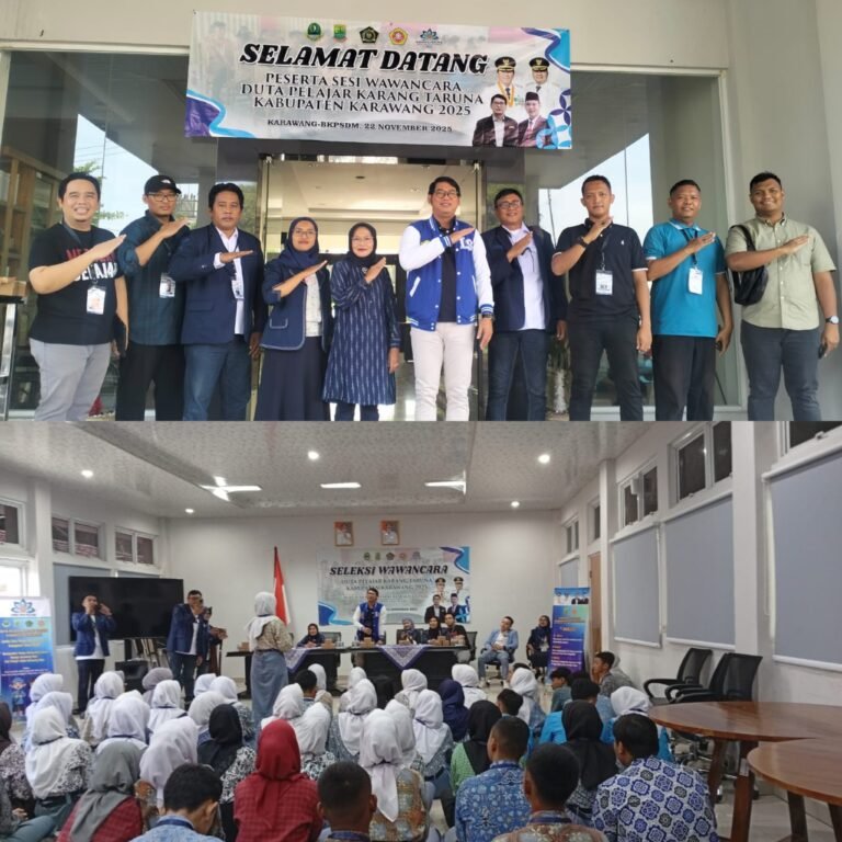 Semarak Seleksi Duta Pelajar Karang Taruna Karawang 2025, Ratusan Peserta Bersaing
