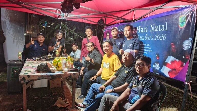 Candra Caniago SH. Hadir di Pos Liputan, Bawa Semangat untuk Jurnalis IWOI Karawang