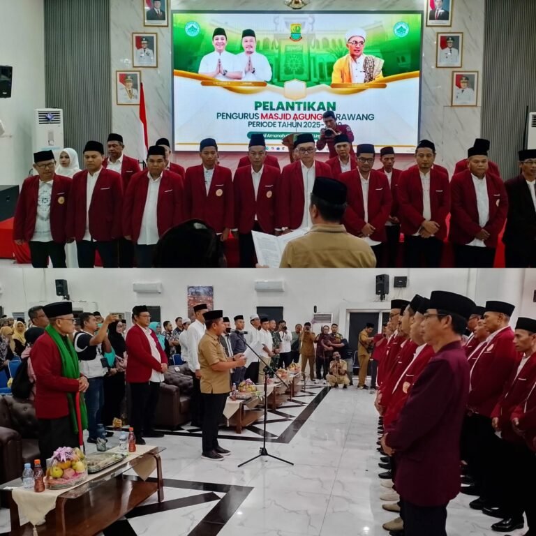 Masjid Agung Karawang Punya Nahkoda Baru, Bupati Aep: Jadikan Pusat Keagamaan yang Lebih Maju