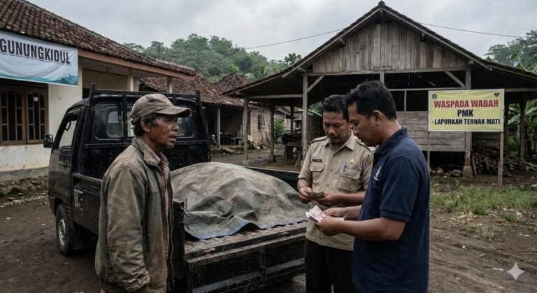 Gunungkidul Darurat Moralitas Dagang: Bangkai Sapi PMK Diduga Masih Beredar di Tangan Tengkulak