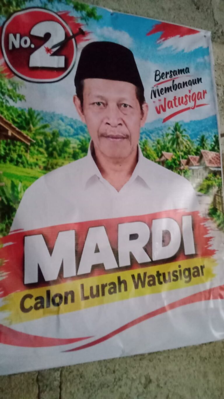 Mardi Tegaskan Maju sebagai Paslon Nomor Urut 2 Bukan Ambisi Jabatan, Siap Bangun Watu Sigar Lebih Merata
