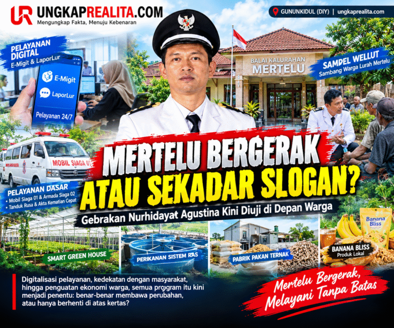 MERTELU BERGERAK ATAU SEKADAR SLOGAN? Gebrakan Nurhidayat Agustina Kini Diuji di Depan Warga
