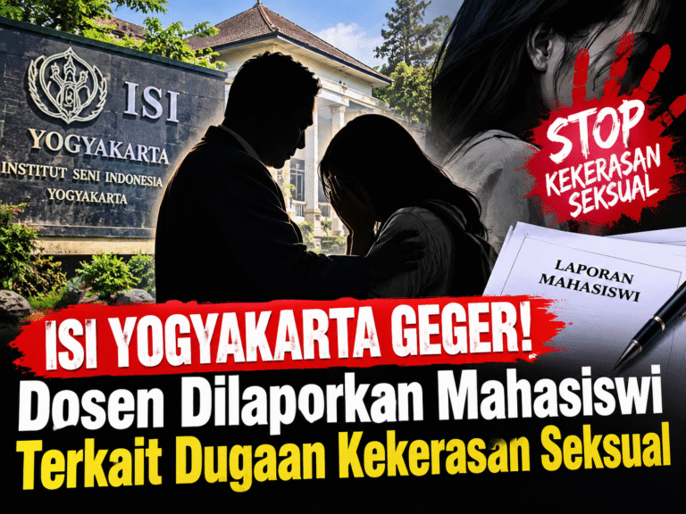 ISI YOGYAKARTA GEGer! Dosen Dilaporkan Mahasiswi Terkait Dugaan Kekerasan Seksual