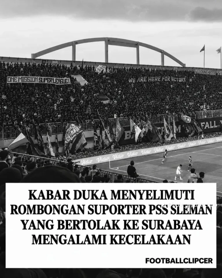 DUKA MENDALAM! EMPAT SUPORTER PSS SLEMAN DILAPORKAN MENINGGAL DALAM KECELAKAAN DI TOL SAAT MENUJU SURABAYA