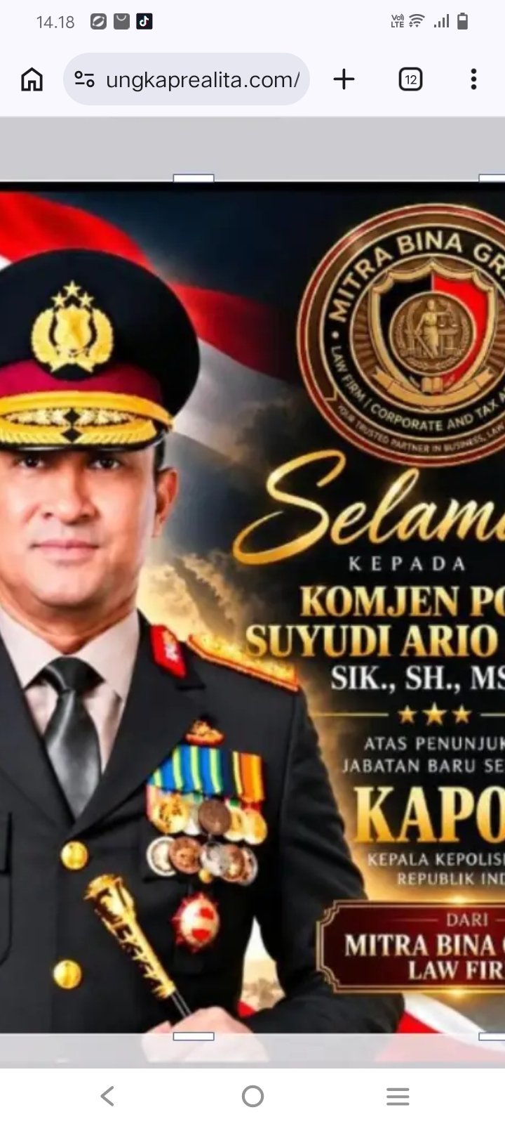 BREAKING NEWS! Prabowo Ajukan Komjen Suyudi Gantikan Listyo Sigit, DPR Langsung Gelar Uji Kelayakan