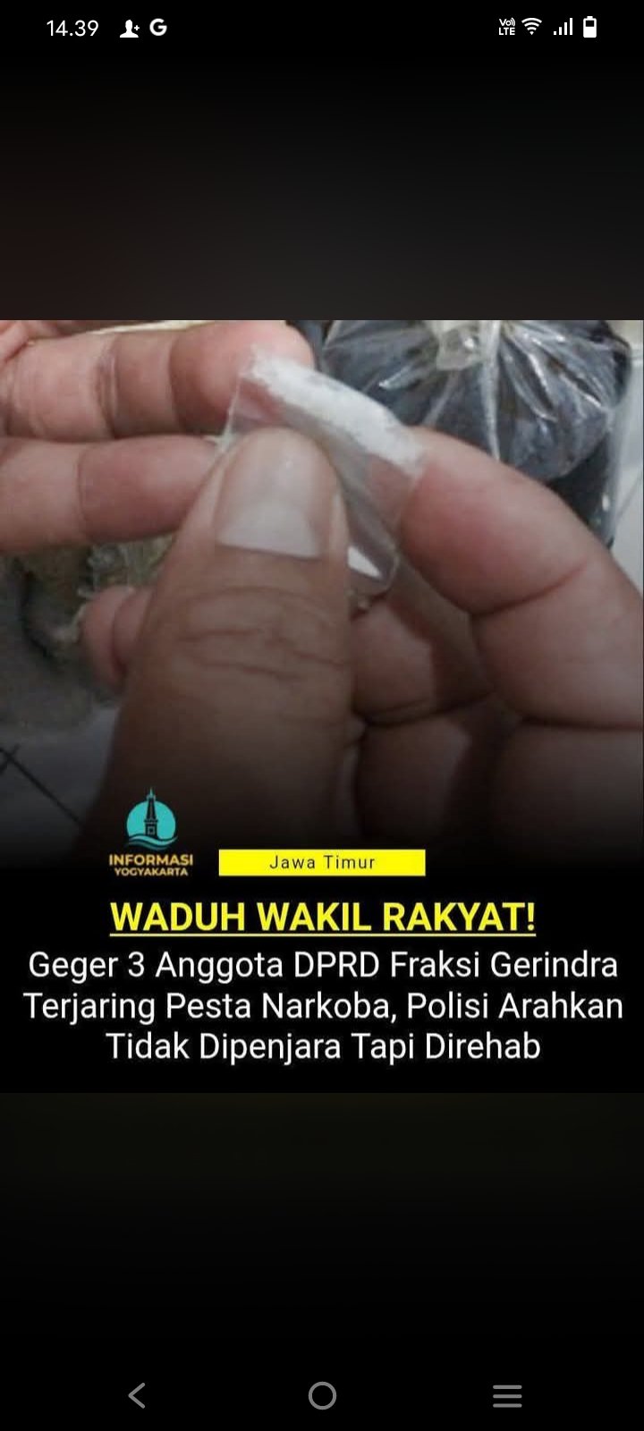 HEBOH! Tiga Anggota DPRD Gerindra Diamankan di Hotel Surabaya, Dugaan Narkoba Bikin Geger