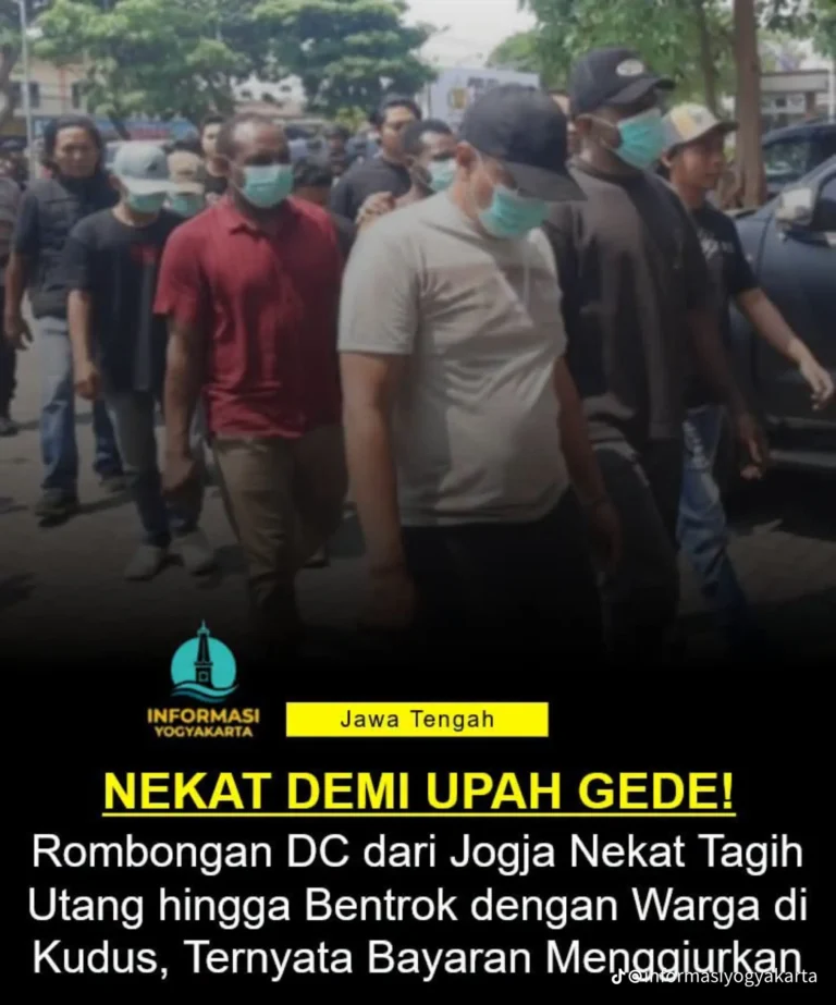 Tergiur bayaran Besar Nekat oknom Rombonggan DC dari jogja pergi ke Kudus nagih utang akirnya bentrok dengan warga kudus.