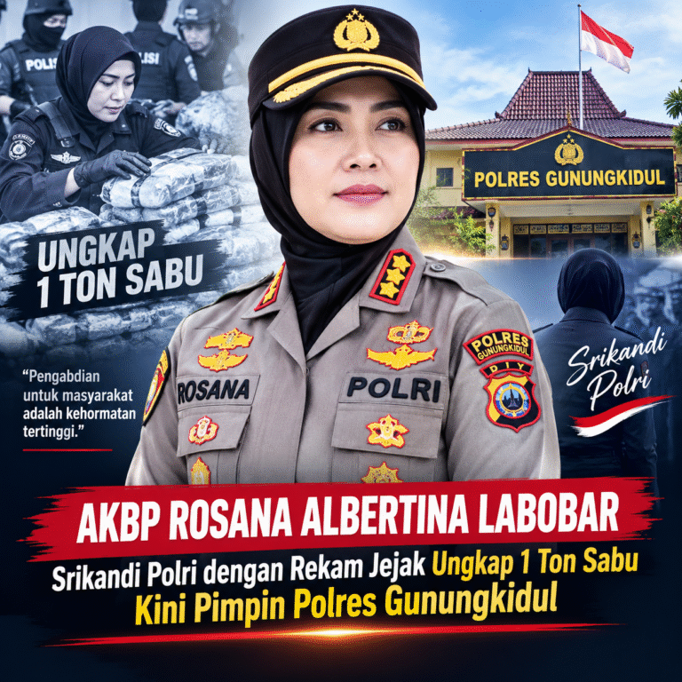 AKBP Rosana Albertina Labobar, Srikandi Polri dengan Rekam Jejak Ungkap 1 Ton Sabu Kini Pimpin Polres Gunungkidul